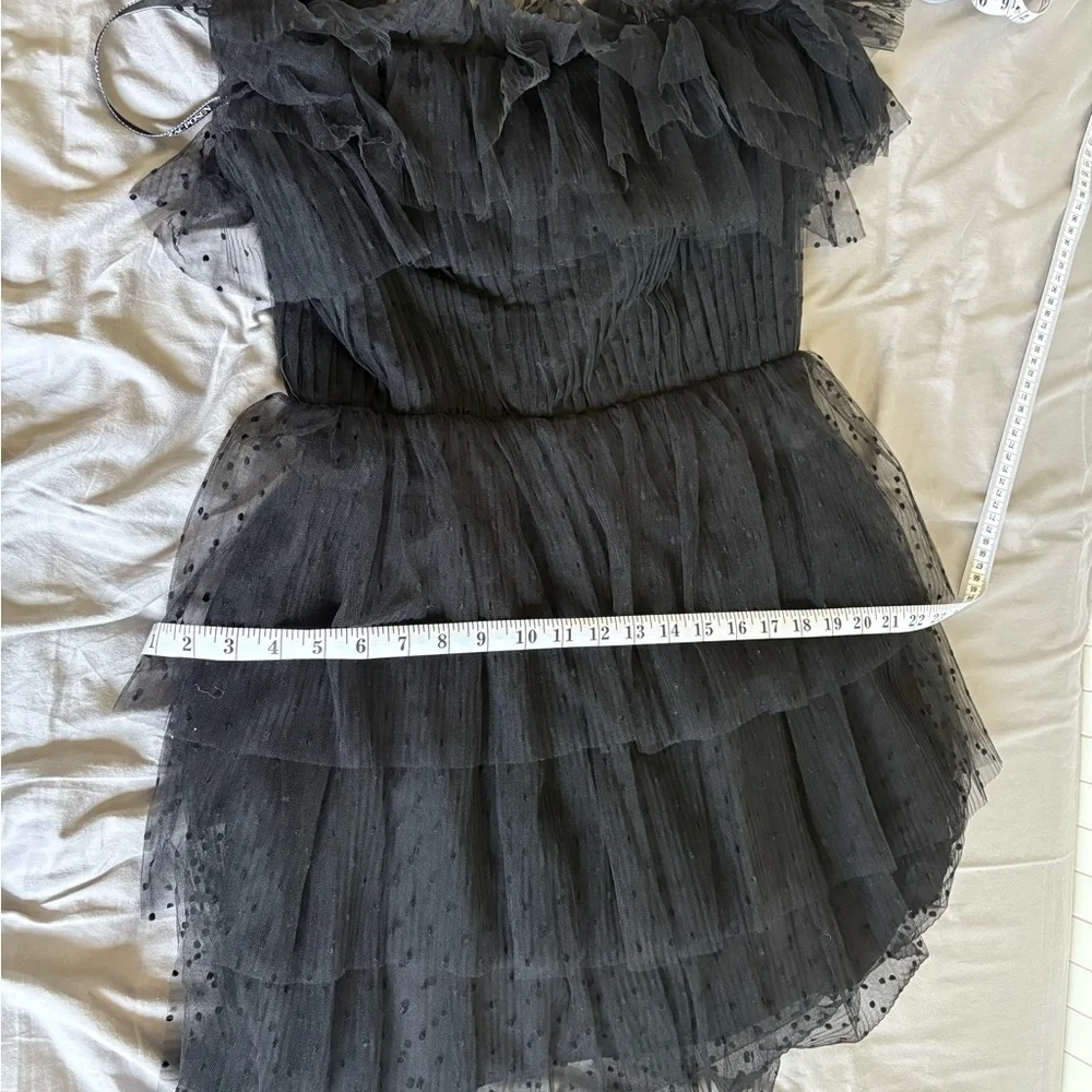 Zac Posen Chic Evening Black Dress Size 10 - Picture 6 of 7